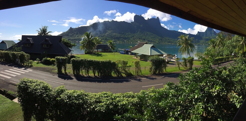 view from the research building