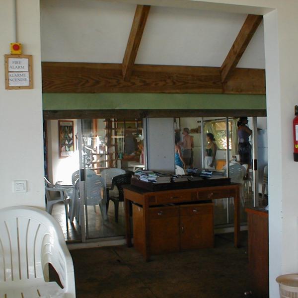 Common area of the dorm