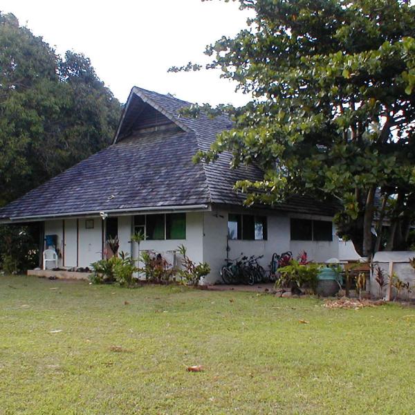 The dorm is situated in a large green on the waterfront